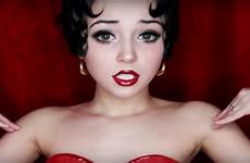 boop betty makeup doop iconic transforms youtuber boingboing