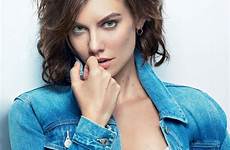 lauren cohan sexy gq mexico magazine bra hair actress model shoot february wallpaper topless fatale femme nude hot blue body