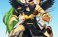 palutena pit dark kid icarus uprising nintendo anime saved tumblr