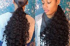 ponytail wave curly weave frontal bundles jesvia right