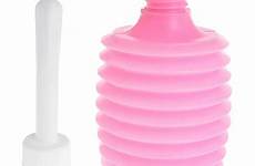 anal plug sex vaginal toys pink shop rectal disposable douche syringe enema 200ml color butt