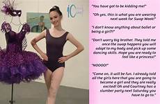 sissy captions tg feminization swap ballerina crossdressing humiliation prissy feminized fiction transgender