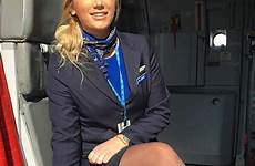 attendant sexy stewardess attendants airline nylons crew uniforms female