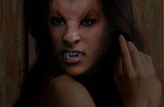 werewolf female girl werewolves deviantart makeup