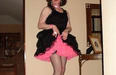 sissy dress shopping transvestite goth style gina femme ultra changing