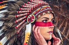native american girl headdress 4k hd wallpaper wallpapers indian red ultra mobile iphone girls beautiful telefon na tapety kobieta teahub