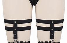 bondage garters stocking suspender dancewear garter exotic thigh leg body sexy fashion set harness belt