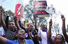 stripped protest violence towards nairobi chant kenyans beaten maina