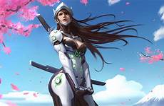 overwatch genji girl hd wallpaper 1080p wallpapers laptop full backgrounds