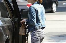 emma stone spandex booty hollywood west yoga pants andrew garfield back gotceleb post watson choose board roberts