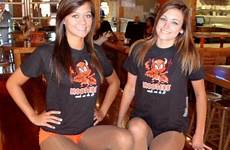 hooters waitress nylons cocktail servers