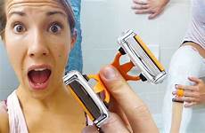 shaving legs razor blades