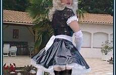 maids uniform satin zofen stockings tgirls