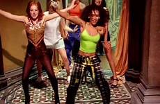 spice girls music wannabe gif outfits 90s video girl mel scary gifs 1996 ginger costume do costumes giphy thursday halloween