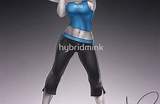 fit wii trainer hybridmink deviantart nintendo female photographic samus zero suit prints wiifit redbubble smash bros super life saved game