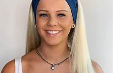 blonde swedish length long headband wig