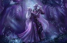 dancing moonlight deviantart elf commission wow fantasy void warcraft world dark dance zapisano choose board fan
