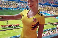 fifa colombian copa hottest gatas worldcup babes manis awas senyum piala tergoda kolumbianische supportrices frau mycolombianwife rvcj jeca beauties