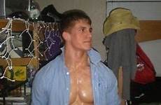 sweaty muscular chest frat n498 4x6