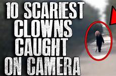 real clown caught scariest sightings camera