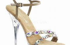 heels shoes high competition sandals ankle strap clear bikini straps heel rhinestone bella pageant fitness choose board limited visit stiletto