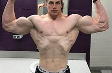 biceps double pose front built