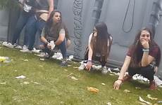 gotta girls spanish go festival peeing caught drunken street voyeur toilet drunk festivals