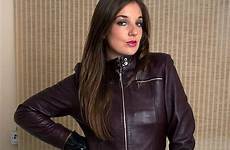 leather skirt harrington jacket cate