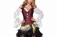 pirate costume sexy high seas adult woman halloween costumes women pirates imgflip female corset ruffled maid victorian stunning skirt low