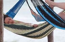 kelly brook cancun mexico topless sun beach sunbathing she top kept hammock enjoyed nap later quick hard work off her
