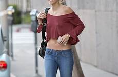 mccord annalynne jeans pokies braless shopping bell melrose avenue bottom bottoms top 1600 blonde low anna nude celebrity shirt tummy