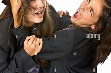 pulling hair fight girls teenage each school others women fighting angry vertical portrait close stock alamy jealous wooing violence guy