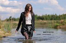 clothed wetfoto tights blouse