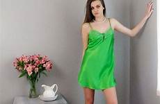 nightie satin nightgown nighty short green slip teen nighties chemise bright choose board