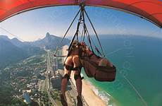 rio hang naked janeiro beach over gliding glider brazil couple asa delta behance são gliders advertising article