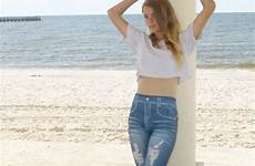 bikini teen model storme swim beach her flaunting smiling beautiful rags capture enjoys several looks