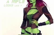 gamora hentai futa rino99 galaxy guardians gamoras rifle comments futanari marvel shemale foundry xxx dickgirl monster rino alt version party