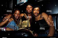 women nightclub birmingham group alamy stock weekender posing