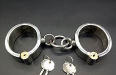games adult ankle bdsm restraints handcuffs oval cuffs slave shaped bondage stainless fetish steel metal hand