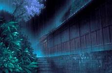 rain anime japanese moody gif wallpaper background scenery tumblr water garden elfen lied saved