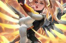 overwatch mercy sakimichan