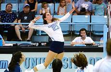 week parker austin freshman acc volleyball selected unc back tar helping earn victories nc virginia heels past tech state after