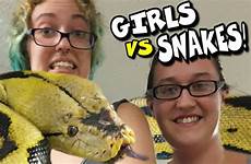 python girls snakes