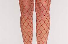 fishnet tights red inari large pantyhose tassel hosiery stockings socks previous