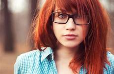 glasses red hair girl redhead bangs choose board women wallpaper