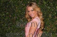 nikki leigh playboy playmate radio alamy host seen arriving may miss stock angeles california los where