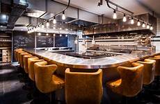 table kitchen chef london restaurants tables michelin star central front restaurant chefs furness winch paul dining bubbledogs bar credit row