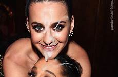 perry katy ariana fakes drenched tape bier surprised mycelebrityfakes sucking backstage ate separately celebjihad gma