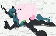poprocks futa chrysalis pony puff fluffle changeling futanari horsecock penis feral intersex messy deletion respond