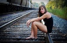 railroad train tracks sexy girl woman hot beautiful working 4cache wallpaper legs rail submit description
